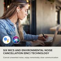 CREATIVE Zen Air Plus Lichte, echte draadloze in-ear met Bluetooth LE-audio, hybride actieve ruisonderdrukking, omgevingsmodus, tot 32 uur totale speeltijd, 6 microfoons - thumbnail