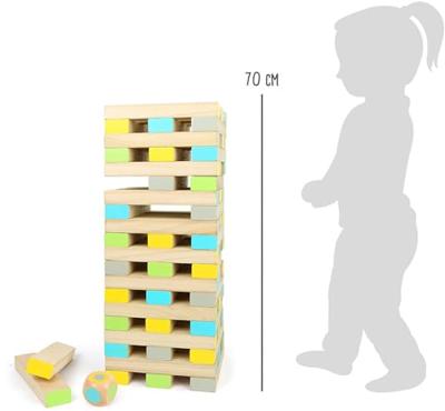 Small Foot houten wiebeltoren balansspel xxl - thumbnail