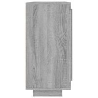 Dressoir 92x35x75 cm bewerkt hout grijs sonoma eikenkleurig - thumbnail