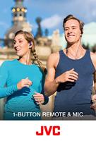 JVC HA-EBR25-W-E Ear clip hoofdtelefoon voor sport met een afstandsbediening en een microfoon - thumbnail