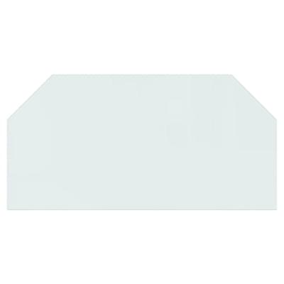 VidaXL Glasplaat openhaard zeshoekig 120x60 cm