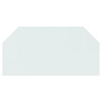 VidaXL Glasplaat openhaard zeshoekig 120x60 cm - thumbnail