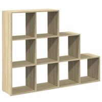 Kamerscherm / boekenkast 137,5x29x103,5 cm hout sonoma eiken - thumbnail