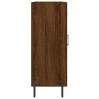 Dressoir 69,5x34x90 cm bewerkt hout bruineikenkleurig - thumbnail