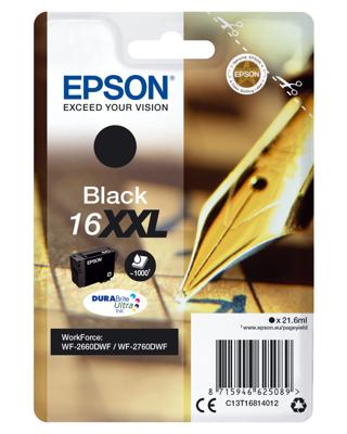 Epson Singlepack Black 16XXL DURABrite Ultra inkt