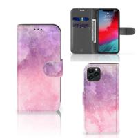 Hoesje Apple iPhone 11 Pro Pink Purple Paint | Portemonnee hoesje - thumbnail