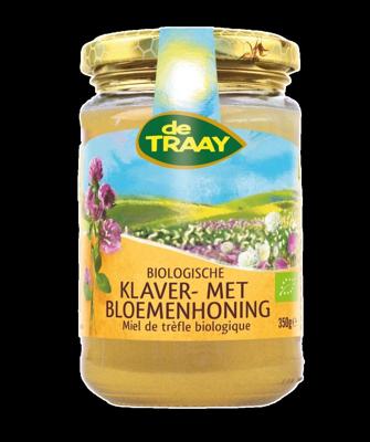 Traay Klaver- met bloemenhoning bio 350 Gram