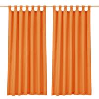 Gordijn van bio-katoen (1 stuk), groen 140 x 160 cm - thumbnail