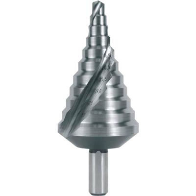RUKO 101090 HSS Getrapte boor Gezamenlijke lengte 96 mm 3 vlakken schacht 1 stuk(s) RUKO 101090 HSS Getrapte boor Gezamenlijke lengte 96 mm 3 vlakken schacht 1 stuk(s)
