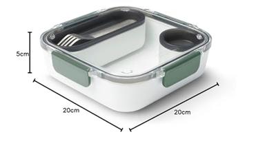 Black+Blum Lunch Box Original - 198x198x56mm - Olijf Black+Blum Lunch Box Original - 198x198x56mm - Olijf