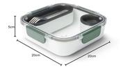 Black+Blum Lunch Box Original - 198x198x56mm - Olijf - thumbnail