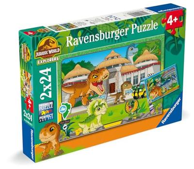 Puzzel Jurassic World Explorers 2x24pcs