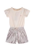 NoNo zomer jumpsuit meisjes - ivoor wit - jersey, plissee - Syl - thumbnail