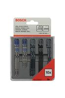 Bosch Accessoires 10-delige set decoupeerzaagbladen Hout / metaal - 2607010148 - thumbnail