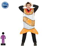 Kostuums voor Kinderen Vis Oranje Maat 7-9 Jaar - thumbnail