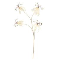 Gloriosa lily spray ardesio creme 85 cm kunstbloem Buitengewoon de Boet - Buitengewoon de boet - thumbnail