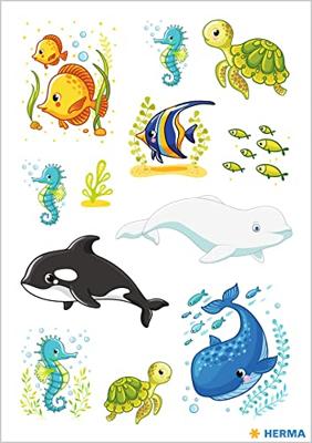 Décor sticker walvissen en zeedieren
