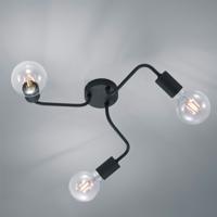 Trio Plafonniere Diallo - Metaal - Zwart Mat - thumbnail