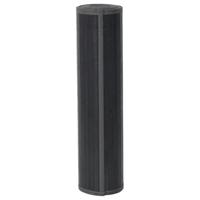 Vloerkleed rechthoekig 80x500 cm bamboe grijs - thumbnail