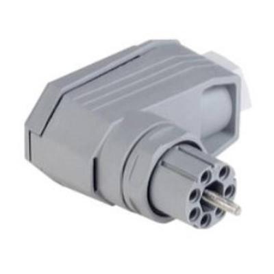 Hirschmann 931 553-106-1 Netstekker N Bus, haaks Totaal aantal polen: 6 + PE 5 A Grijs 1 stuk(s) Hirschmann 931 553-106-1 Netstekker N Bus, haaks Totaal aantal polen: 6 + PE 5 A Grijs 1 stuk(s)