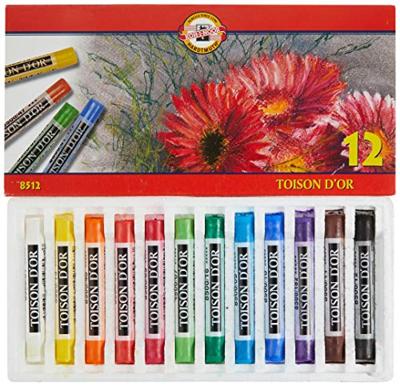 Pastelkrijt Koh-I-Noor Toison 8512 rond 12 stuks assorti