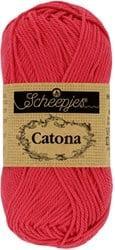 Scheepjes Catona 25g - 516 Candy Apple - Haakgaren / Breigaren