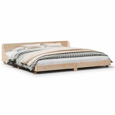 Bedframe zonder matras massief grenenhout 180x200 cm