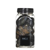 Mica Decorations decoratie stenen bruin 650ml - thumbnail