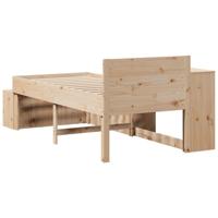 Bedframe zonder matras massief grenenhout 75x190 cm - thumbnail