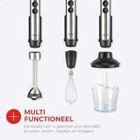 Bourgini Classic Staafmixer Set RVS/Zwart - thumbnail