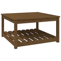 Tuintafel 82,5x82,5x45 cm massief grenenhout honingbruin - thumbnail