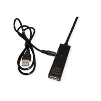 VALUE USB 2.0 uitbreiding, actief, met repeater, A-C, zwart, 20 m - thumbnail