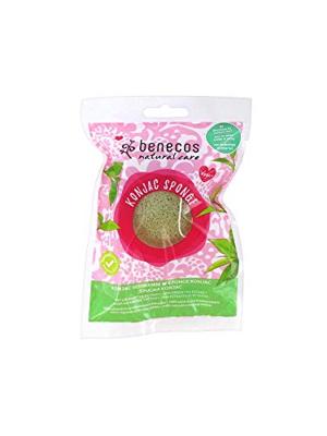 Natural konjac sponge - green tea