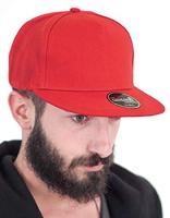 Atlantis AT401 Snap Five Cap - White - One Size - thumbnail