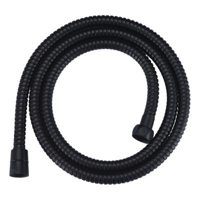 Wiesbaden luxe metalen doucheslang 150cm conisch mat zwart