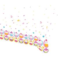 tafelkleed Cupcake 120 x 180 cm - thumbnail