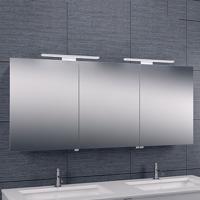 Wiesbaden Luxe spiegelkast +Led verlichting 140x60x14 cm - thumbnail