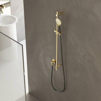 Hotbath Cobber glijstang 90cm met wandaansluitbocht 150cm doucheslang en ronde handdouche Verouderd ijzer M308AI Hotbath Cobber glijstang 90cm met wandaansluitbocht 150cm doucheslang en ronde handdouche Verouderd ijzer M308AI