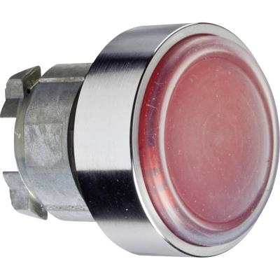 Schneider Electric ZB4BP483 ZB4BP483 Met membraam, Terugstelbaar (Ø) 22 mm Zonder markering Chroom, Rood 1 stuk(s)