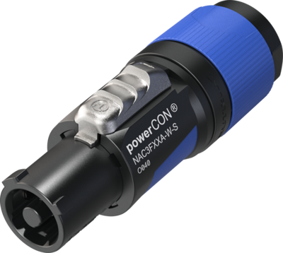 Neutrik Afsluitbare kabelconnector, power-in, schroefklemmen, blauw - NTR-NAC3FXXAWS Neutrik Afsluitbare kabelconnector, power-in, schroefklemmen, blauw - NTR-NAC3FXXAWS