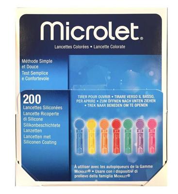 Bayer Microlet Lancetten 200st Bayer Microlet Lancetten 200st