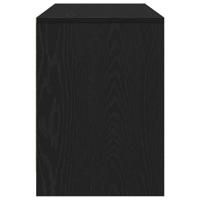 TV-kast Zwart Eiken 102 x 37,5 x 52,5 cm Bewerkt hout - thumbnail