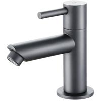 Toiletkraan Fonteinkraan Koudwaterkraan Gunmetal Grijs met PVD Coating - thumbnail