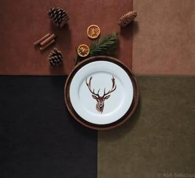 ASA Selection Placemat - Vegan Leather - Caramel - 46 x 33 cm