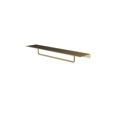 Hotbath &More Shelves - Handdoekrek 40 Cm - Voor Planchet - Geborsteld Messing PVD