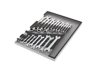Gedore RED 3301687 R22350006 Steek-ringratelsleutelset Sleutelbreedte (metrisch) 07 - 29 mm - thumbnail