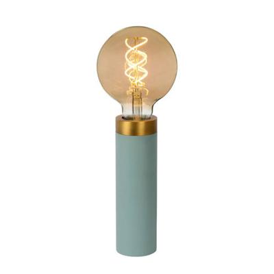 Lucide SELIN - Tafellamp - Ø 6 cm - 1xE27 - Turkoois
