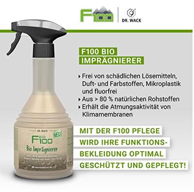 Dr. Wack impregneermiddel "f100 bio imprägnierer" org.impregnator dr.wack 500ml