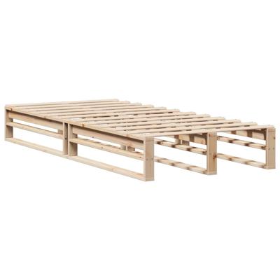 Bedframe zonder matras massief grenenhout 90x190 cm