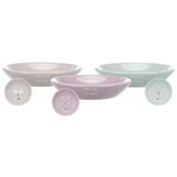 Trixie junior voerbak keramiek laag assorti 14 CM 200 ML - thumbnail